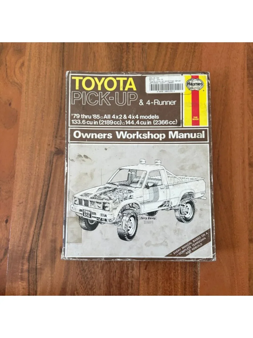Haynes Toyota Pick-Up & 4-Runner 1979-1985 Repair Manual '79-'85 20R 22R PB
